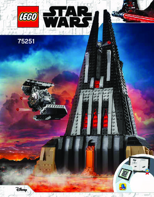 Bauanleitungen LEGO - 75251 - Darth Vader's Castle: Page 1