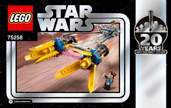 Bauanleitungen LEGO - 75258 - Anakin's Podracer™ – 20th Anniversary Ed: Page 1