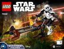 Bauanleitungen LEGO - Star Wars - 75532 - Scout Trooper™ & Speeder Bike™: Page 1