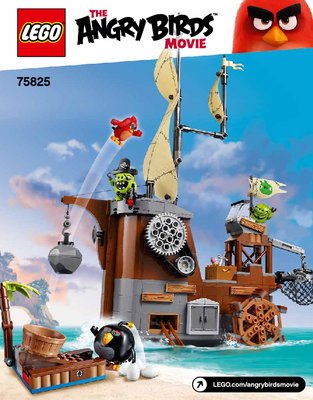 Bauanleitungen LEGO - Angry Birds - 75825 - Piggy Pirate Ship: Page 1