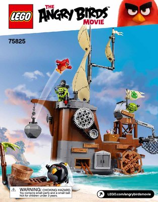 Bauanleitungen LEGO - Angry Birds - 75825 - Piggy Pirate Ship: Page 1