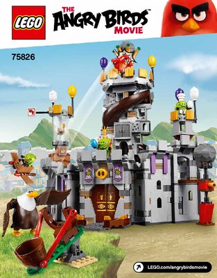 Bauanleitungen LEGO - Angry Birds - 75826 - King Pigs Castle: Page 1