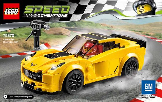 Bauanleitungen LEGO - Speed Champions - 75870 - Chevrolet Corvette Z06: Page 1