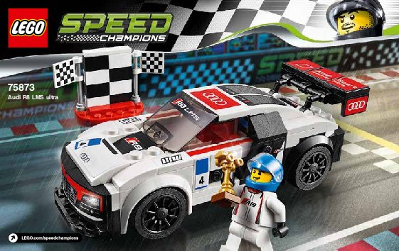 Bauanleitungen LEGO - Speed Champions - 75873 - Audi R8 LMS ultra: Page 1