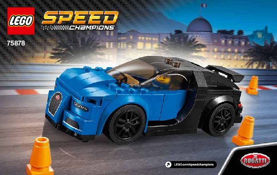 Bauanleitungen LEGO - Speed Champions - 75878 - Bugatti Chiron: Page 1