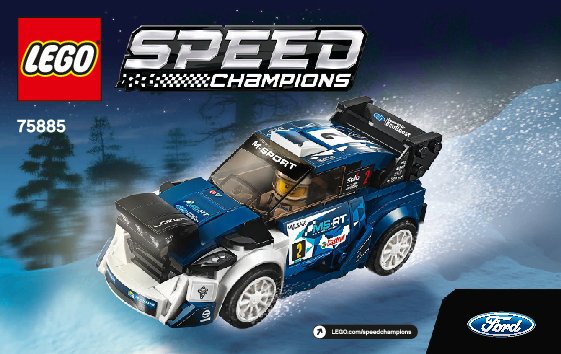 Bauanleitungen LEGO - 75885 - Ford Fiesta M-Sport WRC: Page 1