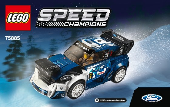 Bauanleitungen LEGO - 75885 - Ford Fiesta M-Sport WRC: Page 1