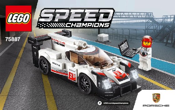 Bauanleitungen LEGO - 75887 - Porsche 919 Hybrid: Page 1