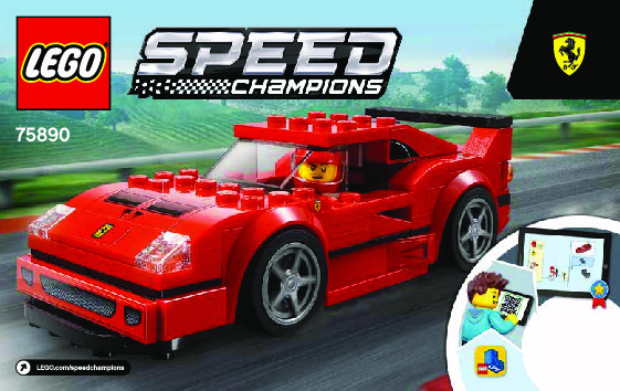 Bauanleitungen LEGO - 75890 - Ferrari F40 Competizione: Page 1