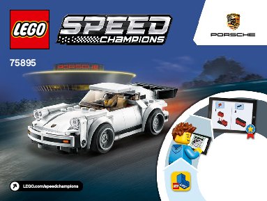 Bauanleitungen LEGO - 75895 - 1974 Porsche 911 Turbo 3.0: Page 1