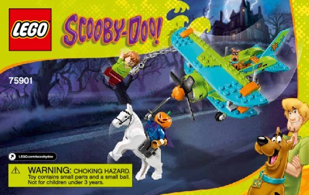 Bauanleitungen LEGO - Scooby Doo - 75901 - Abenteuer im geheimnisvollen Flugzeug: Page 1