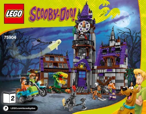 Bauanleitungen LEGO - Scooby Doo - 75904 - Spukschloss: Page 1