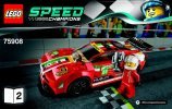 Bauanleitungen LEGO - Speed Champions - 75908 - 458 Italia GT2: Page 1