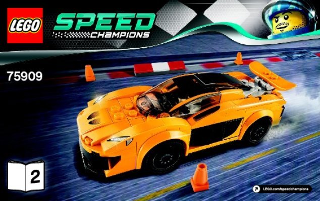 Bauanleitungen LEGO - Speed Champions - 75909 - McLaren P1™: Page 1