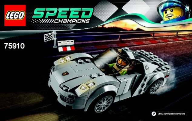 Bauanleitungen LEGO - Speed Champions - 75910 - Porsche 918 Spyder: Page 1