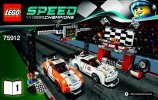 Bauanleitungen LEGO - Speed Champions - 75912 - Porsche 911 GT Ziellinie: Page 1