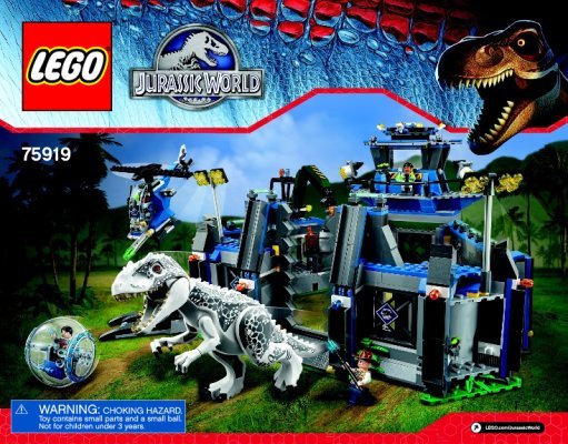 Bauanleitungen LEGO - Jurassic World - 75919 - Ausbruch des Indominus Rex™: Page 1