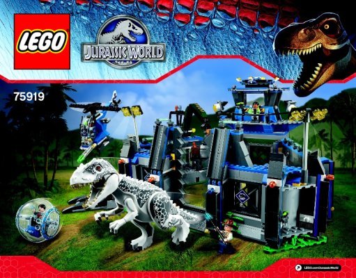 Bauanleitungen LEGO - Jurassic World - 75919 - Ausbruch des Indominus Rex™: Page 1