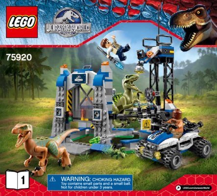 Bauanleitungen LEGO - Jurassic World - 75920 - Ausbruch der Raptoren: Page 1