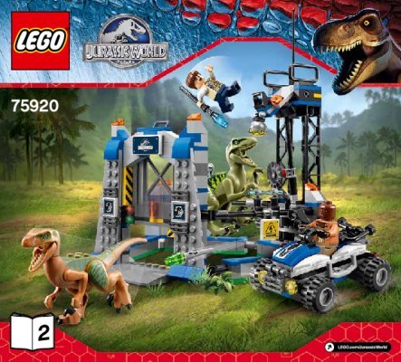 Bauanleitungen LEGO - Jurassic World - 75920 - Ausbruch der Raptoren: Page 1