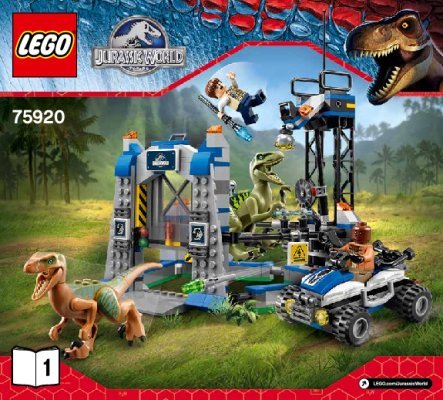 Bauanleitungen LEGO - Jurassic World - 75920 - Ausbruch der Raptoren: Page 1