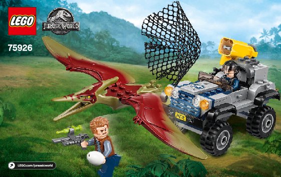 Bauanleitungen LEGO - 75926 - Pteranodon Chase: Page 1