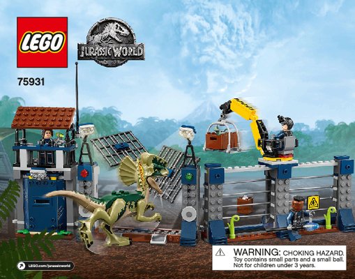 Bauanleitungen LEGO - 75931 - Dilophosaurus Outpost Attack: Page 1