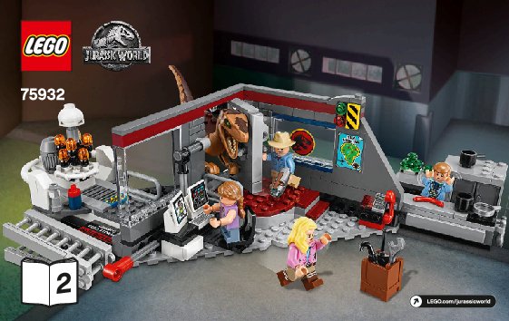 Bauanleitungen LEGO - 75932 - Jurassic Park Velociraptor Chase: Page 1