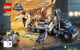 Bauanleitungen LEGO - 75933 - T. rex Transport: Page 1