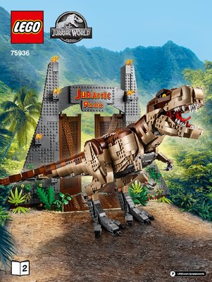 Bauanleitungen LEGO - 75936 - Jurassic Park: T. rex Rampage: Page 1