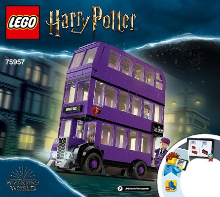 Bauanleitungen LEGO - 75957 - The Knight Bus™: Page 1