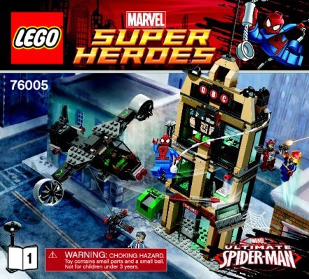 Bauanleitungen LEGO - Marvel Super Heroes - 76005 - Spider-Man™: Einsatz am Daily Bugle: Page 1