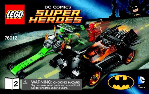 Bauanleitungen LEGO - DC Comics Super Heroes - 76012 - Batman™: Die Riddler Verfolgung: Page 1