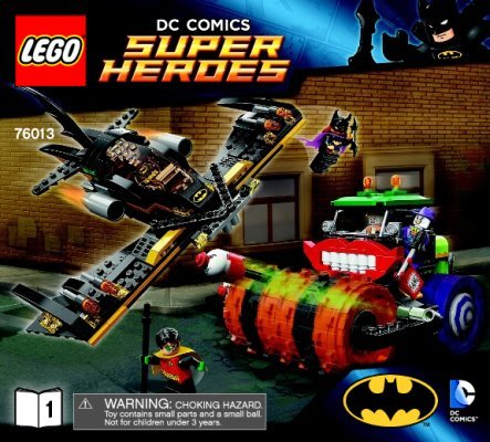 Bauanleitungen LEGO - DC Comics Super Heroes - 76013 - Batman™: Jokers Dampfroller: Page 1