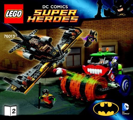 Bauanleitungen LEGO - DC Comics Super Heroes - 76013 - Batman™: Jokers Dampfroller: Page 1