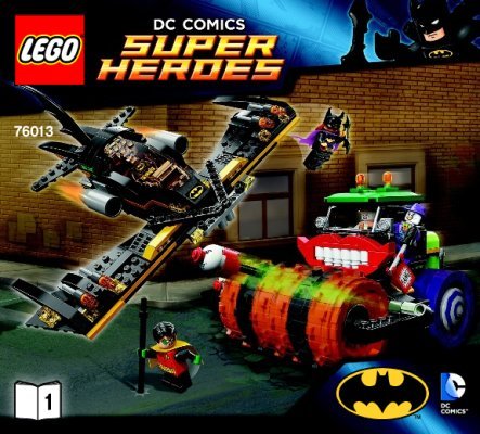 Bauanleitungen LEGO - DC Comics Super Heroes - 76013 - Batman™: Jokers Dampfroller: Page 1