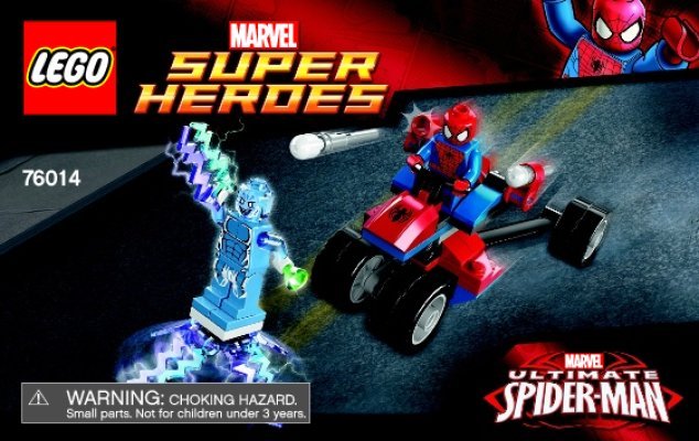 Bauanleitungen LEGO - Marvel Super Heroes - 76014 - Spider-Trike vs. Electro: Page 1