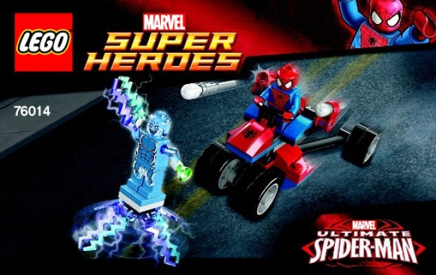 Bauanleitungen LEGO - Marvel Super Heroes - 76014 - Spider-Trike vs. Electro: Page 1