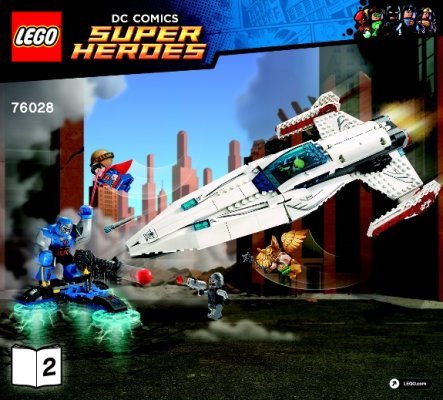 Bauanleitungen LEGO - DC Comics Super Heroes - 76028 - Darkseids Überfall: Page 1