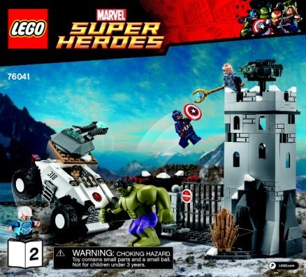 Bauanleitungen LEGO - Marvel Super Heroes - 76041 - Einbruch in die Hydra-Festung: Page 1