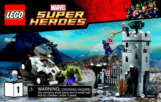 Bauanleitungen LEGO - Marvel Super Heroes - 76041 - Einbruch in die Hydra-Festung: Page 1