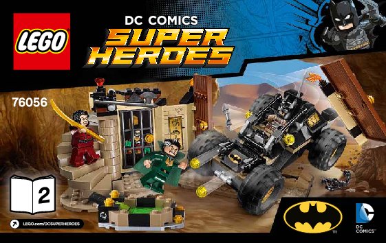 Bauanleitungen LEGO - DC Comics Super Heroes - 76056 - Batman™: Ra's al Ghuls™ Rache: Page 1