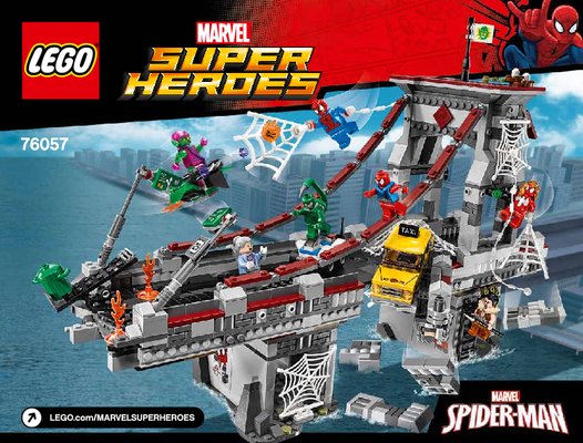 Bauanleitungen LEGO - Marvel Super Heroes - 76057 - Spider-Man: Ultimatives Brückenduell der Web-Warriors: Page 1