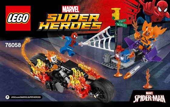 Bauanleitungen LEGO - Marvel Super Heroes - 76058 - Spider-Man: Ghost Riders Verbündete: Page 1