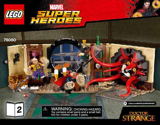 Bauanleitungen LEGO - Marvel Super Heroes - 76060 - Doctor Strange und sein Sanctum Sanctorum: Page 1