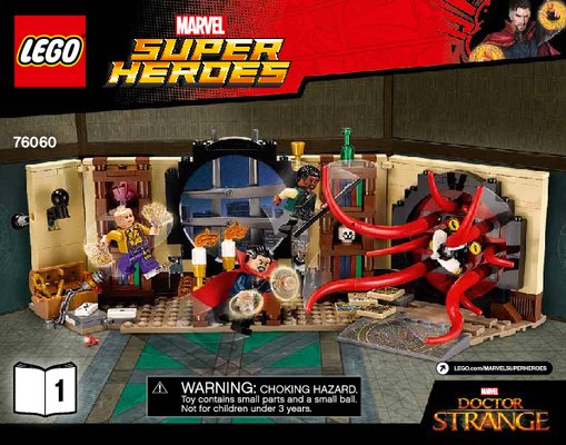 Bauanleitungen LEGO - Marvel Super Heroes - 76060 - Doctor Strange und sein Sanctum Sanctorum: Page 1