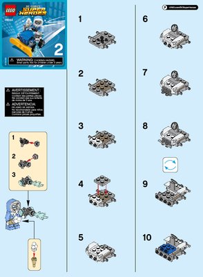 Bauanleitungen LEGO - DC Comics Super Heroes - 76063 - Mighty Micros: The Flash™ vs. Captain Cold™: Page 1