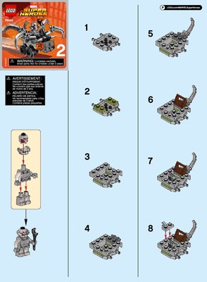 Bauanleitungen LEGO - Marvel Super Heroes - 76066 - Mighty Micros: Hulk vs. Ultron: Page 1