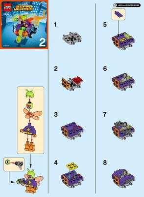 Bauanleitungen LEGO - DC Comics Super Heroes - 76069 - Mighty Micros: Batman™ vs. Killer Moth™: Page 1