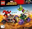 Bauanleitungen LEGO - Marvel Super Heroes - 76078 - Hulk gegen Red Hulk: Page 1